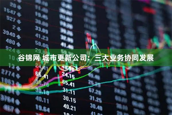 谷锦网 城市更新公司：三大业务协同发展